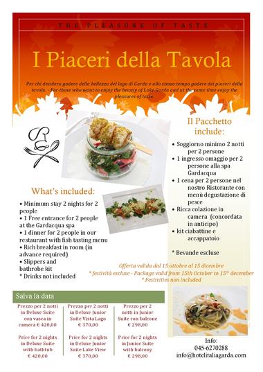I piaceri della tavoli